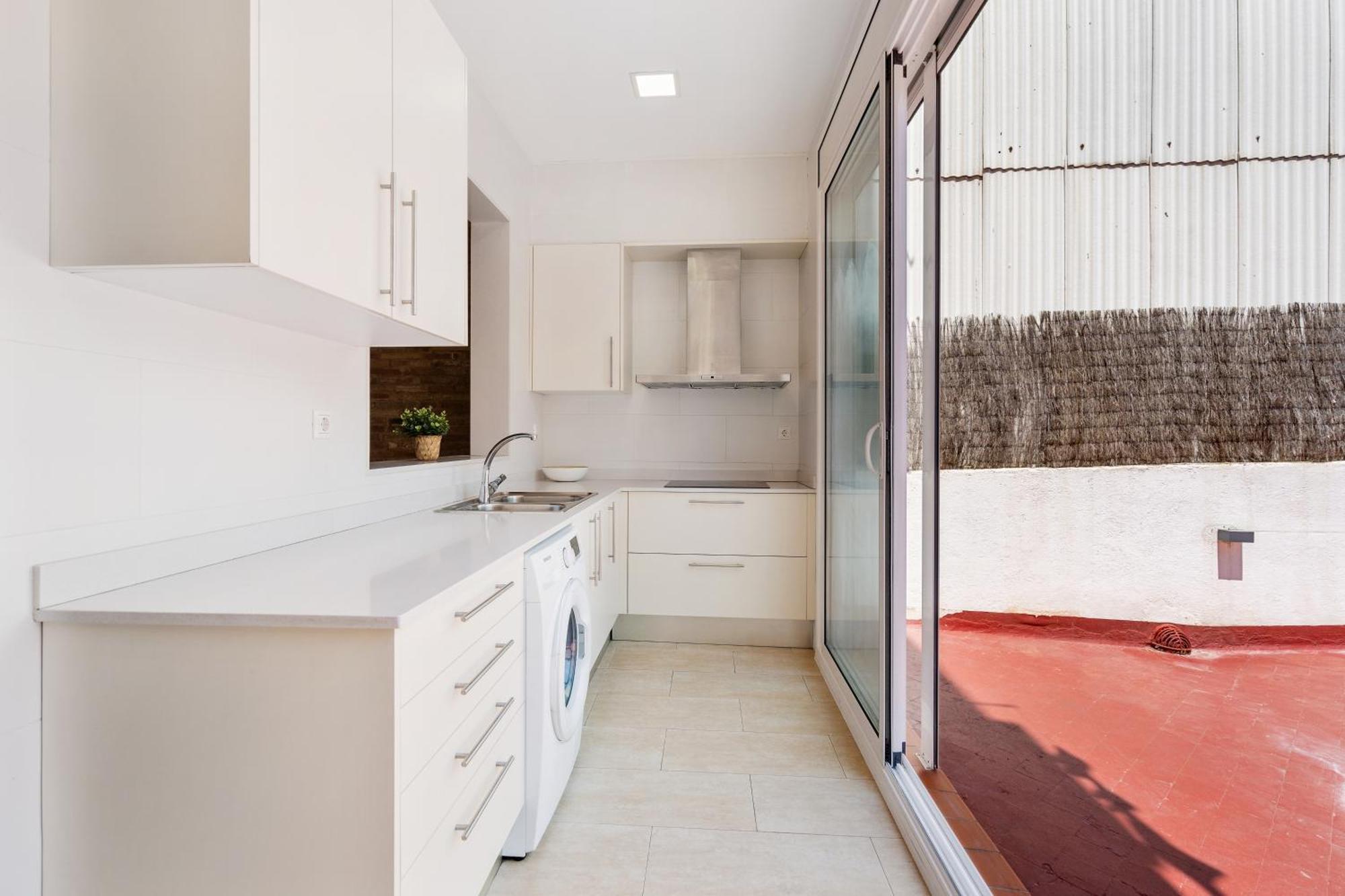 Appartement Grcia Charm Sunlit Terrace, Ac & Exposed Brick *