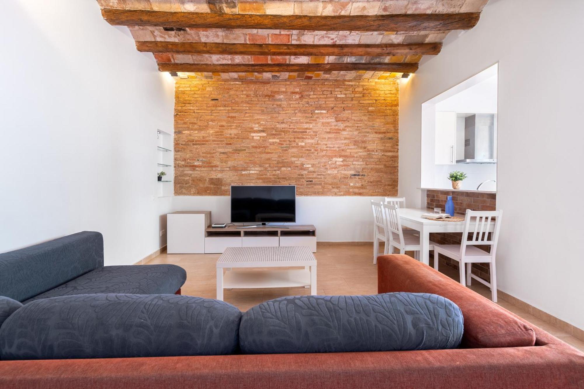 Grcia Charm Sunlit Terrace, Ac & Exposed Brick Appartement
