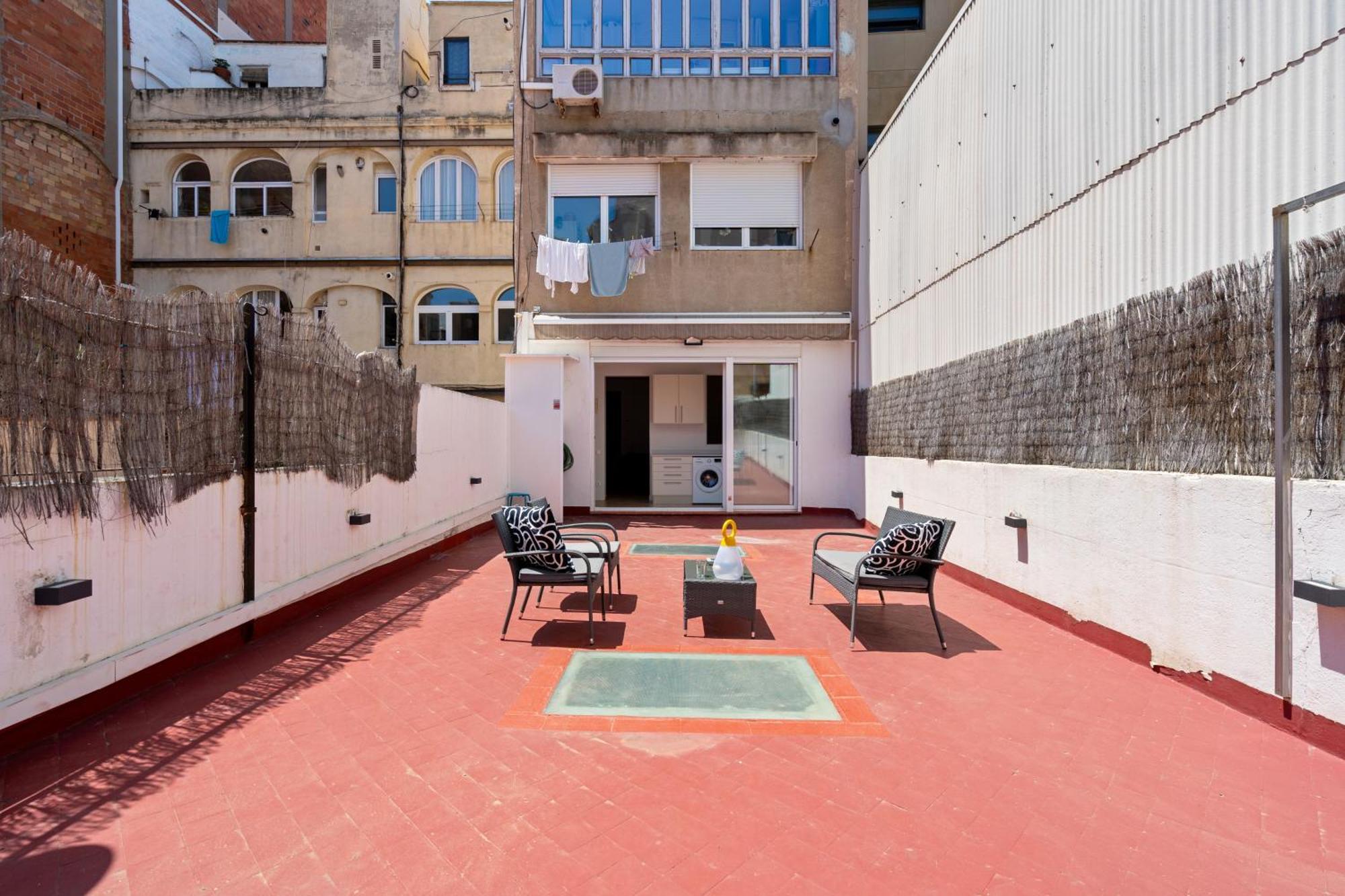 Grcia Charm Sunlit Terrace, Ac & Exposed Brick * Barcelone